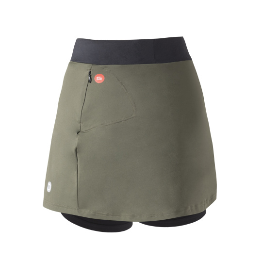 DOTOUT WOMEN'S SKIRT WITH INSERT FUSION GREEN-BLACK (A23W310509)