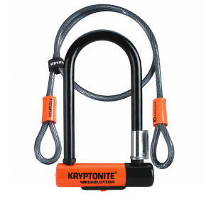 KRYPTONITE lock Evolution Mini-7 Cable + Flex-Frame