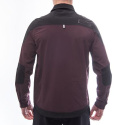 FT MEN'S RIDER LONG SLEEVE SHIRT WINE RED/BLACK Size: