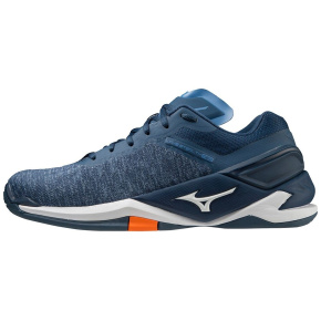 MIZUNO WAVE STEALTH NEO / Dark Denim / White / Blue Jasper /