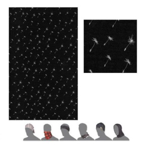 SENSOR TUBE MERINO IMPRESS scarf multifunctional black/pattern