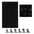 SENSOR TUBE MERINO IMPRESS scarf multifunctional black/pattern