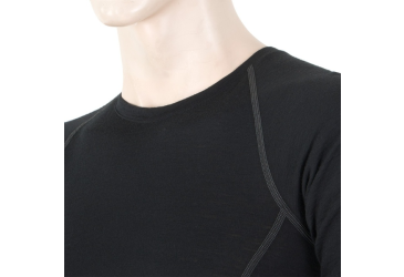 SENSOR MERINO ACTIVE men's shirt long.sleeve black Size: