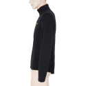 SENSOR MERINO UPPER men's sweatshirt short zip black Size: