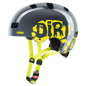 UVEX HELMET KID 3 DIRTBIKE GREY-LIME (S4148191100)