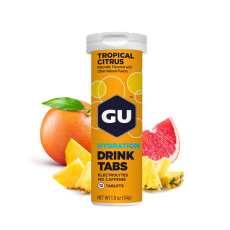 GU Hydration Drink Tabs 54 g Tropical Citrus 1 tube (pack of 8) EXP 03/2025