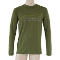 SENSOR MERINO ACTIVE PT TRACK men's shirt long.sleeve safari green Size:
