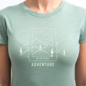 SENSOR MERINO AIR SAY YES women's short-sleeve shirt.sleeve basil green size