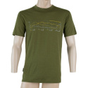 SENSOR MERINO ACTIVE PT TRACK men's shirt kr.sleeve safari green Size: