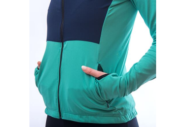SENSOR COOLMAX THERMO ladies jacket sea green/deep blue Size: