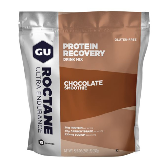 GU Roctane Recovery Drink Mix 930 g Chocolate Smoothie BAG EXP 06/25