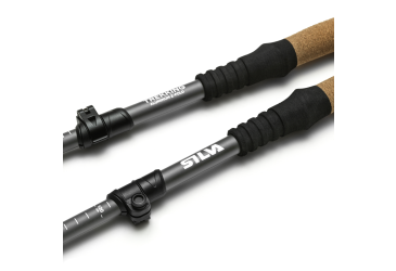 SILVA Trekking Aluminum Z-fold Poles grey