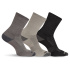 merrell socks MEA33507C3B2 CHARH WOOL EVERYDAY CREW (3 packs) charcoal heather