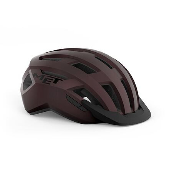 MET helmet ALLROAD burgundy -56/58