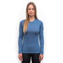 SENSOR MERINO AIR women's T-shirt long.sleeve riviera blue Size: