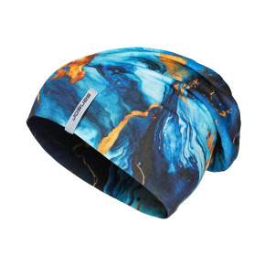 SENSOR CAP MERINO IMPRESS blue/universe size SENSOR CAP MERINO IMPRESS blue/universe size