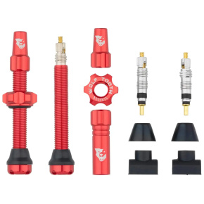 WOLF TOOTH ventilky Tubeless Valve Stem Kit 44mm červená