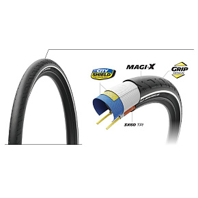 MICHELIN PLÁŠŤ CITY STREET 700x35C COMPETITION LINE KEVLAR TS E-50 (249434)