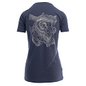 Triko INOV8 Graphic "Contours" dámské