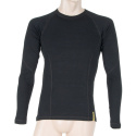 SENSOR MERINO DF men's shirt long.sleeve black Size: