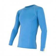 SENSOR MERINO ACTIVE men's shirt long.sleeve blue Size: