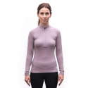 SENSOR MERINO DF women's long-sleeve shirtsleeve zipper mystic violet size