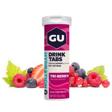 GU Hydration Drink Tabs 54 g Triberry 1 tube (pack of 8) EXP 06/25