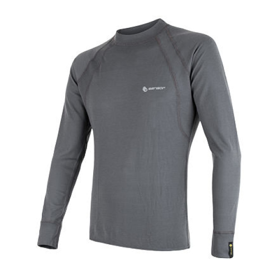 SENSOR DOUBLE FACE men's shirt long.sleeve grey Size: