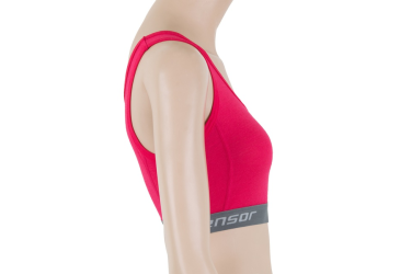 SENSOR MERINO ACTIVE women's bra magenta Size:
