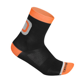 DOTOUT LOGO SOCKS BLACK-ORANGE - SET OF 3 PAIRS (A15X112902)