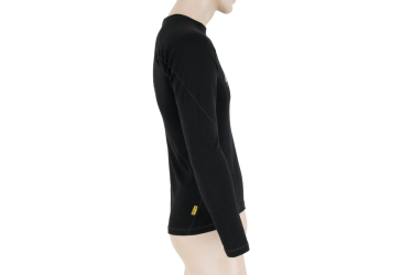 SENSOR MERINO DF ADVENTURE men's shirt long.sleeve black Size: