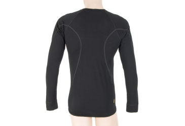SENSOR MERINO ACTIVE men's shirt long.sleeve black Size: