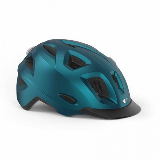 MET helmet MOBILITE teal blue metallic -57/60