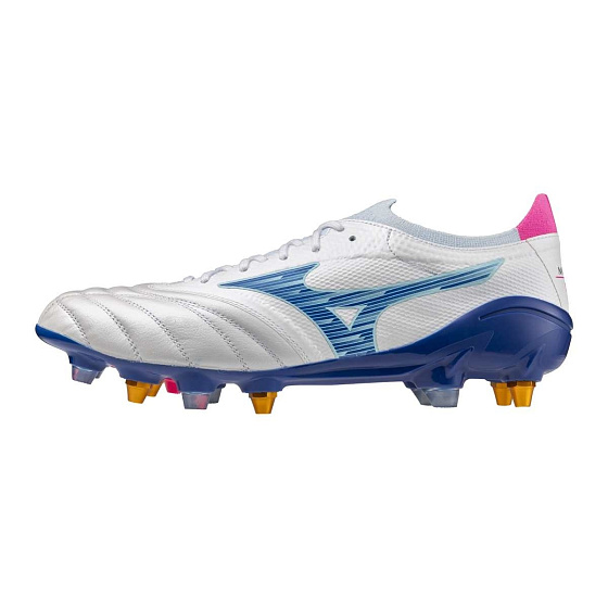 MIZUNO MORELIA NEO IV ? ELITE MIX(U) / White/Tanager Turquoise/Pink Tetra