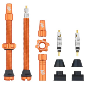 WOLF TOOTH ventilky Tubeless Valve Stem Kit 60mm oranžová