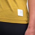 SENSOR MERINO AIR traveller women's t-shirt kr.sleeve mustard Size: