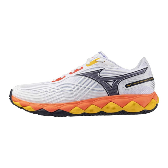 MIZUNO WAVE ENFORCE TOUR 2 AC(U) / White/Fiery Coral 2/Citrus