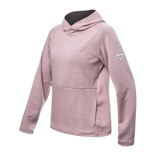 SENSOR MERINO UPPER traveller ladies hoodie dusty pink Size: