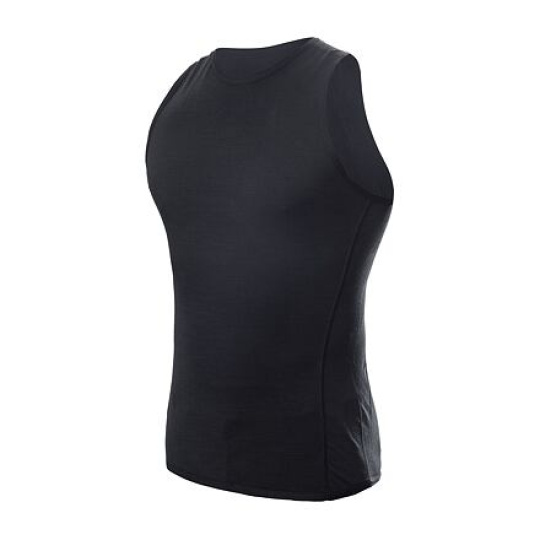SENSOR MERINO AIR men's sleeveless shirt black Size: