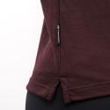 SENSOR MERINO BLEND TYPO women's T-shirt kr.sleeve port red Size: