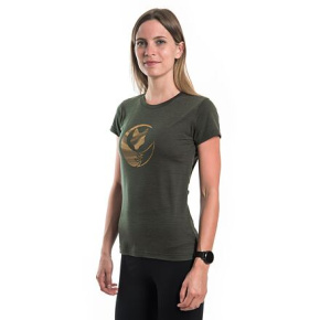 SENSOR MERINO AIR FOX women's T-shirt kr.sleeve olive green Size: