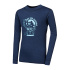 SENSOR MERINO DF PLANET children's long-sleeve shirt.sleeve deep blue size