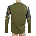 SENSOR MERINO IMPRESS men's shirt long.safari/camo sleeve Size: