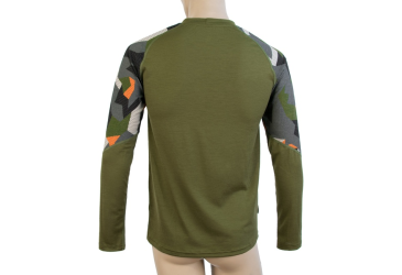 SENSOR MERINO IMPRESS men's shirt long.safari/camo sleeve Size: