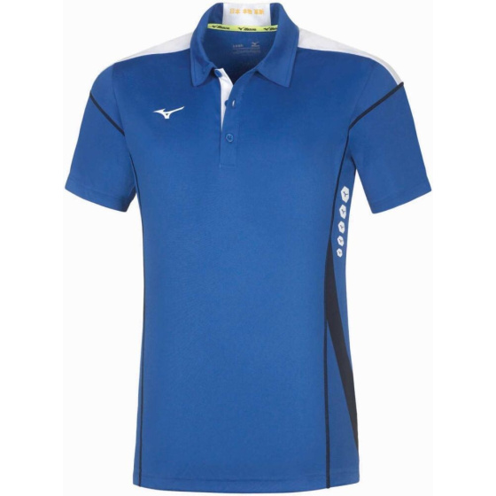 MIZUNO Hex Rect Polo/Royal/White