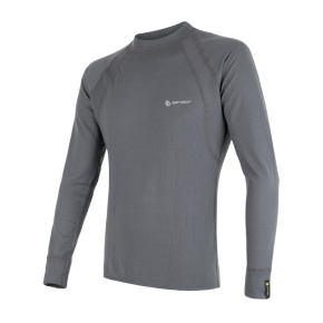 SENSOR DOUBLE FACE men's shirt long.sleeve grey Size:
