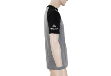 SENSOR MERINO ACTIVE PT ADVENTURE men's T-shirt kr.sleeve grey/black Size: