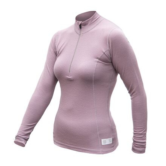 SENSOR MERINO DF women's long-sleeve shirtsleeve zipper mystic violet size