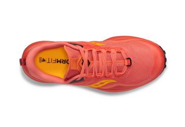 saucony S10737-32 PEREGRINE 12 CORAL/REDROCK shoes