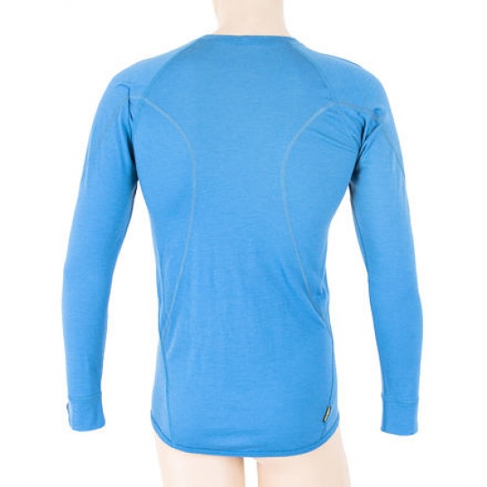 SENSOR MERINO ACTIVE men's shirt long.sleeve blue Size: